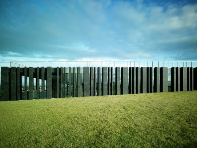 Riba awards. Giants Causeway visitor centre, Co Antrim, Northern Ireland, designed by Heneghan Peng
